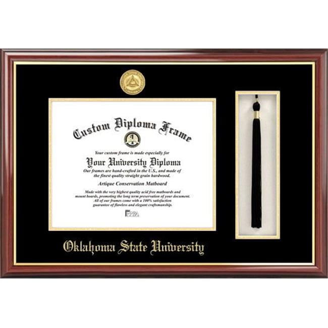 11 x 8.5 in. Oklahoma State University Tassel Box & Diploma Frame - Lacquer