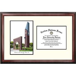 MN997V-1185 11 x 8.5 in. Minnesota State University Mankato Scholar Diploma Frame - Satin Mahogany