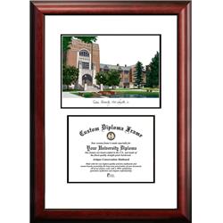 IN988V-96257625 9.625 x 7.625 in. Purdue University Scholar Diploma Frame - Satin Mahogany