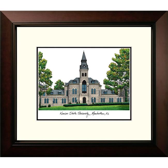 KS998LR Kansas State University Legacy Alumnus Framed Lithograph - Satiny