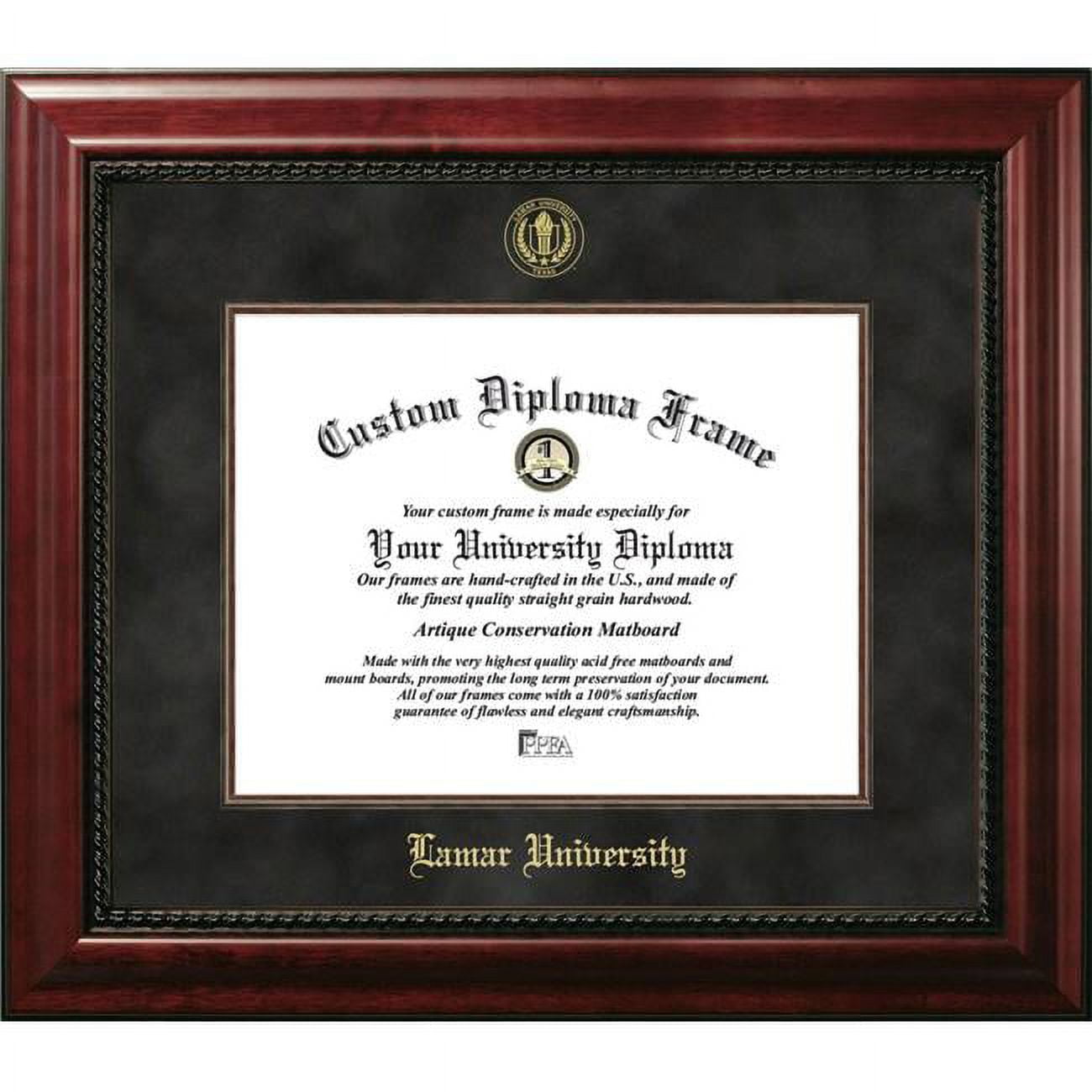 TX994EXM-1411 14 x 11 in. Lamar University Executive Diploma Frame