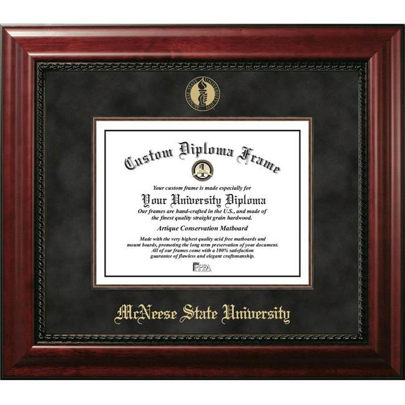 LA996EXM-1185 8.5 x 11 in. McNeese State University Executive Diploma Mahogany Frame