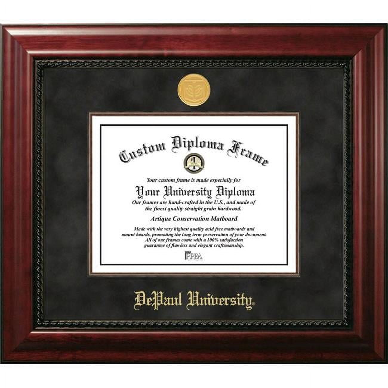 IL974EXM-1185 8.5 x 11 in. DePaul University Executive Diploma Mahogany Frame