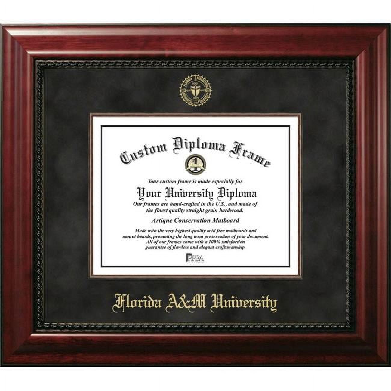 FL997EXM-1185 8.5 x 11 in. Florida A&M Executive Diploma Mahogany Frame