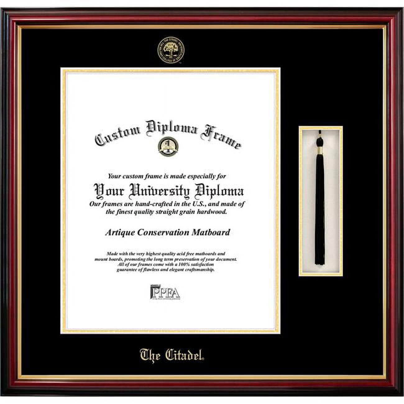 SC993PMHGT-1620 20 x 16 in. The Citadel Tassel Box & Diploma Frame