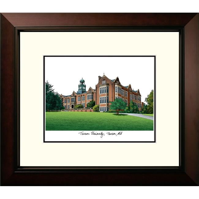 MD999LR Towson University Legacy Alumnus Satin Framed Lithograph