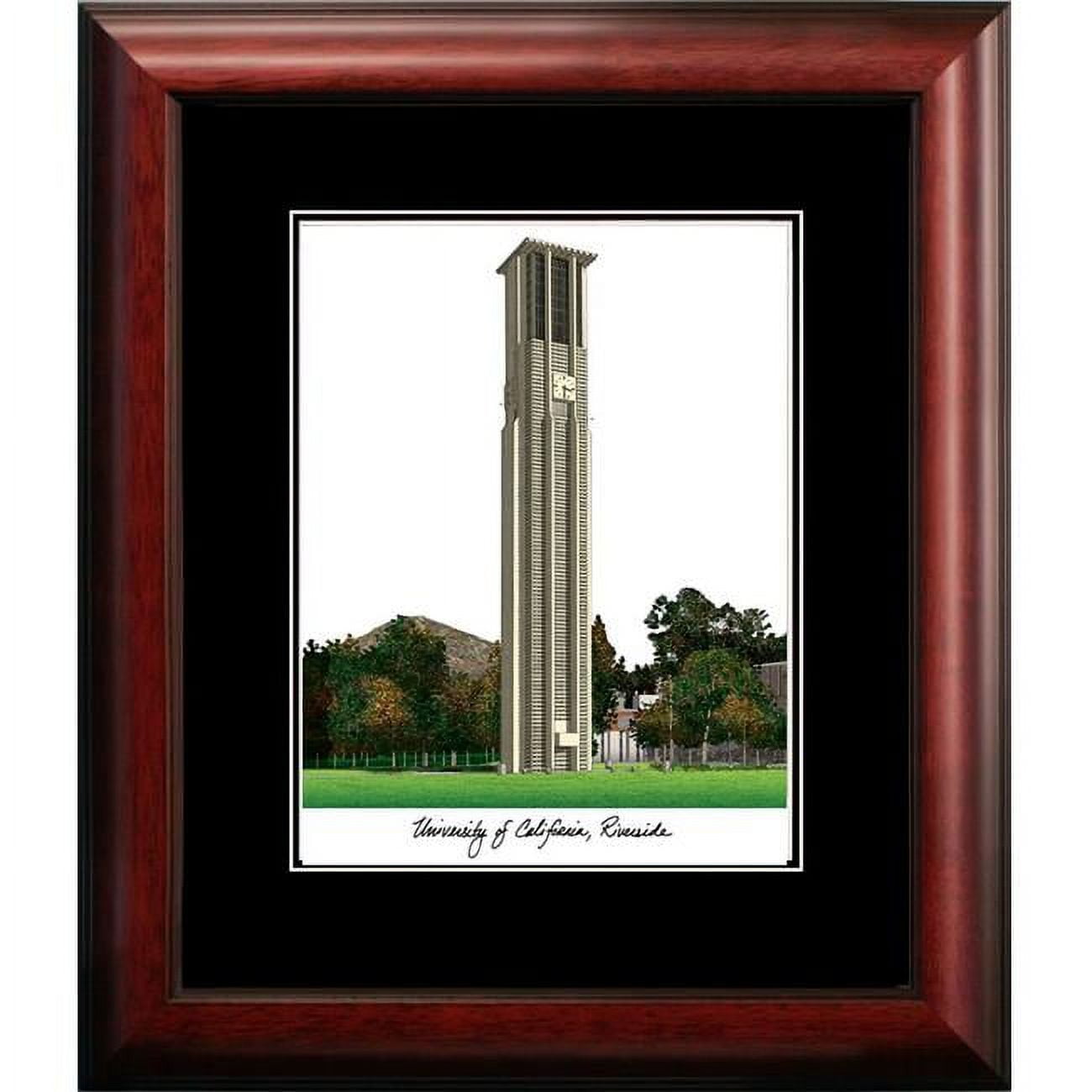 CA941A 14 x 18 in. UC Riverside Academic Satin Mahogany Framed Lithograph