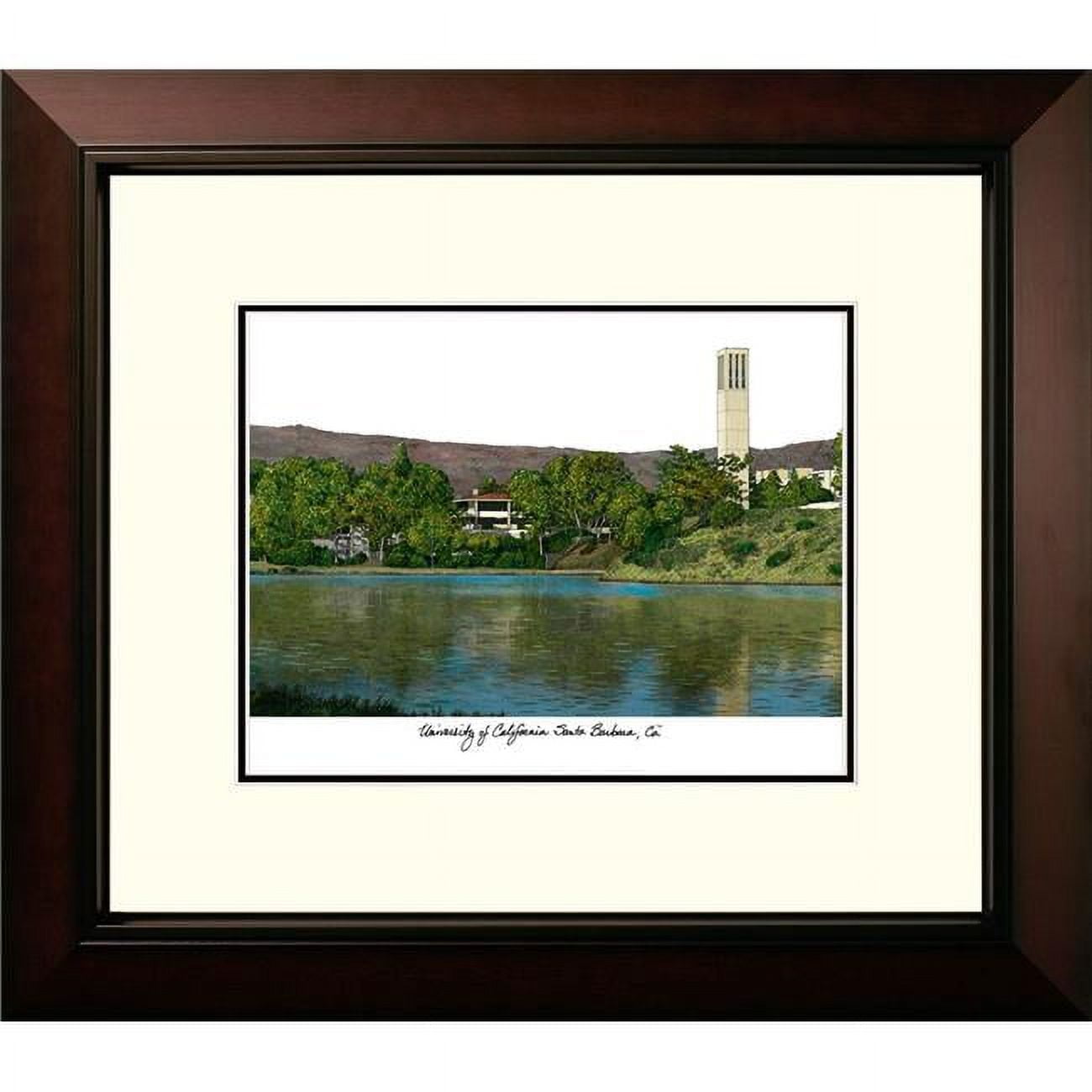 CA936LR UC Santa Barbara Legacy Alumnus Satin Framed Lithograph