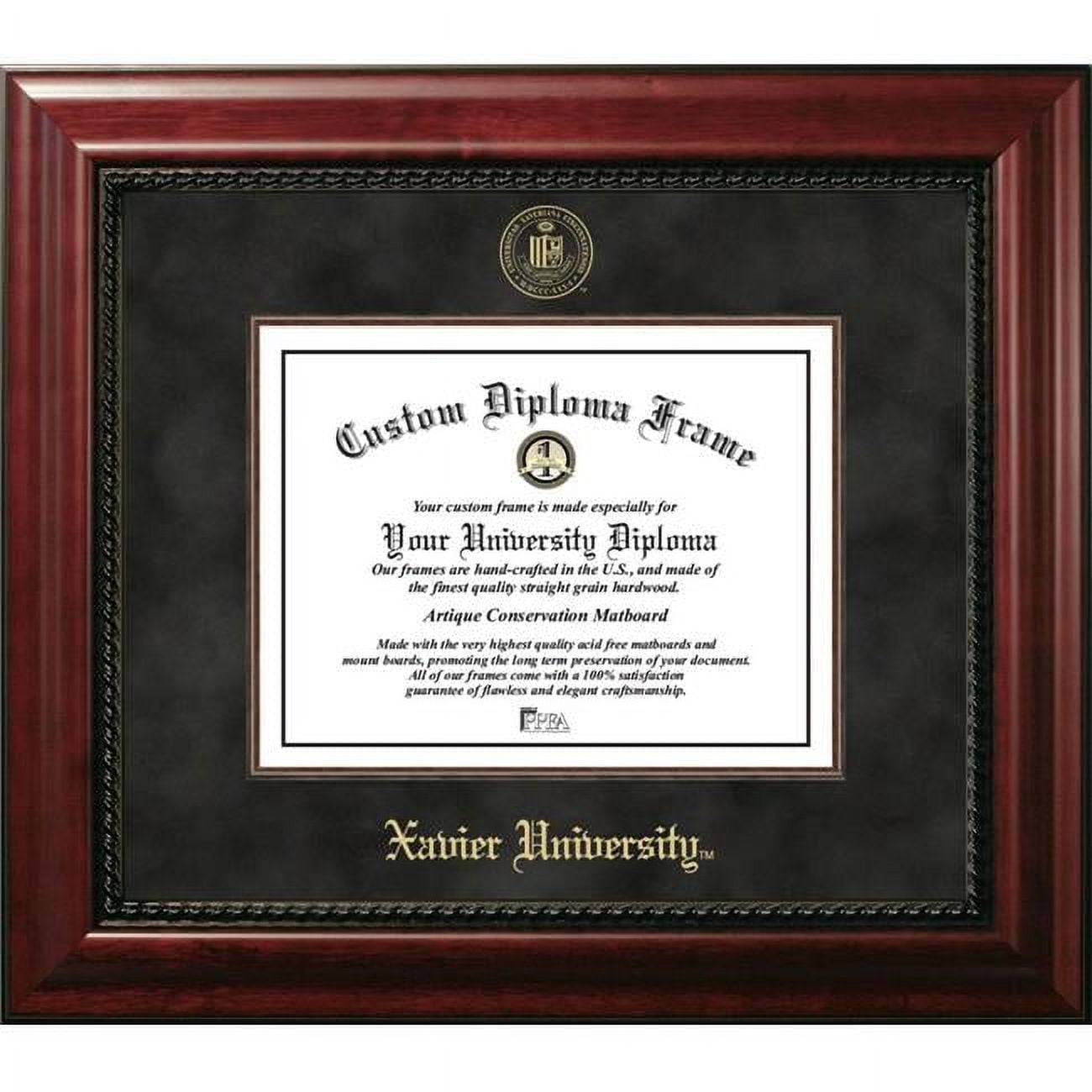 OH990EXM-1185 11 x 8.5 in. Xavier University Executive Diploma Frame