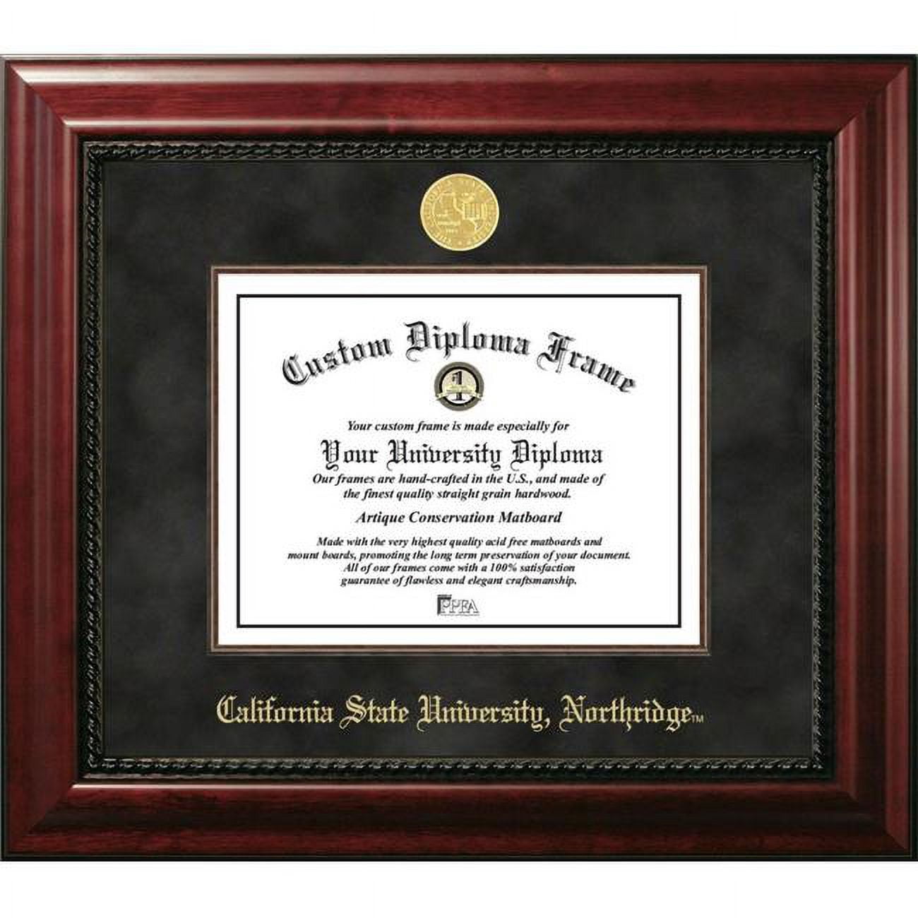 CA924EXM-1185 11 x 8.5 in. California State University Northridge Executive Diploma Frame