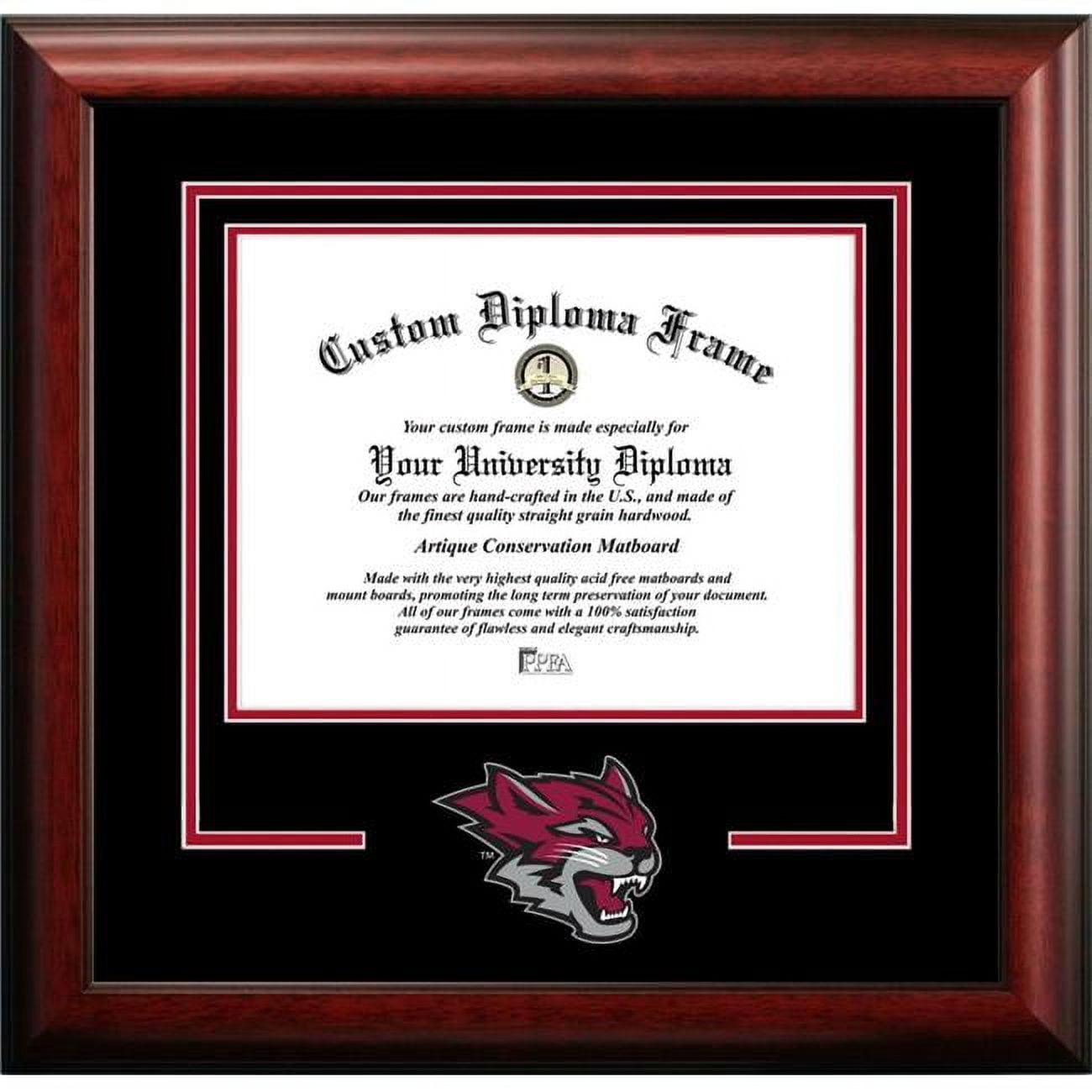 Picture of Campus Images CA919SD-1185 11 x 8.5 in. California State University Chico Spirit Diploma Frame - Satin Mahogany