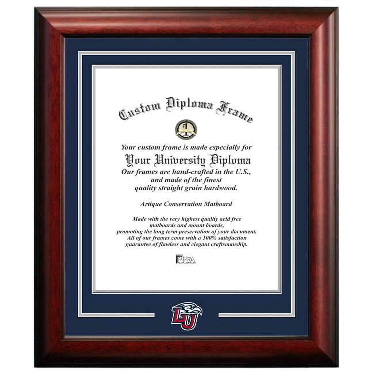 14 x 17 in. Liberty Flames Spirit Diploma Frame - Satin Mahogany