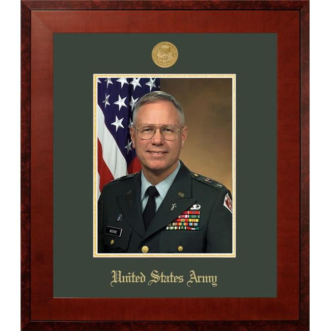Picture of Campus Images ARPHO001 8 x 10 in. Patriot Frames Army Portrait Honors Mahogany Frame with Gold Medallion