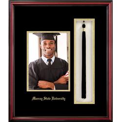 KY9845x7PTPC 5 x 7 in. Murray State University Portrait Frame with Tassel Box Petite Cherry