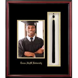 TX9535x7PTPC5 5 x 7 in. Texas A&M University Portrait Frame with Tassel Box Petite Cherry