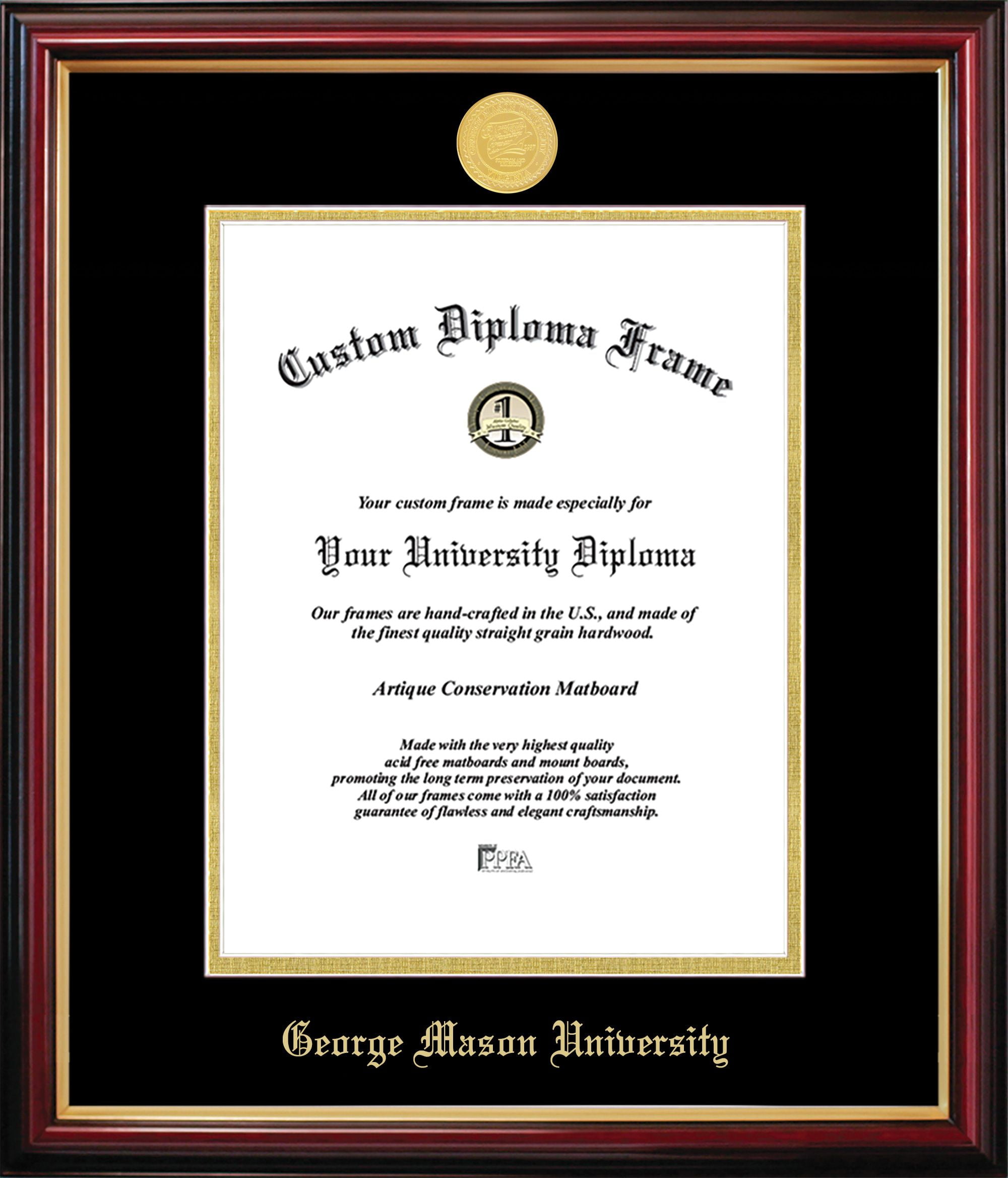 VA997PMGED-1410 George Mason University Petite Diploma Frame