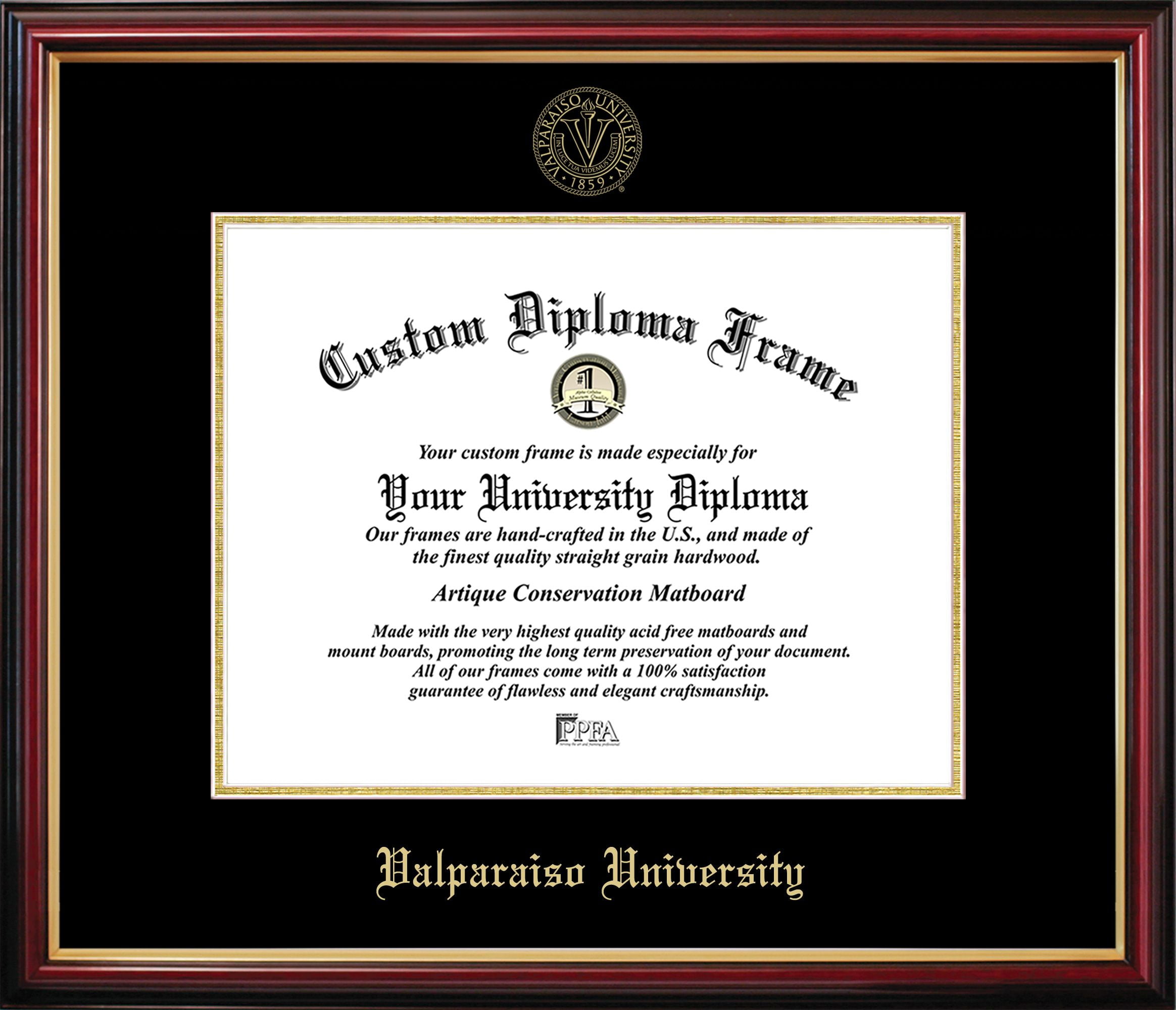IN991PMGED-108 Valparaiso University Petite Diploma Frame