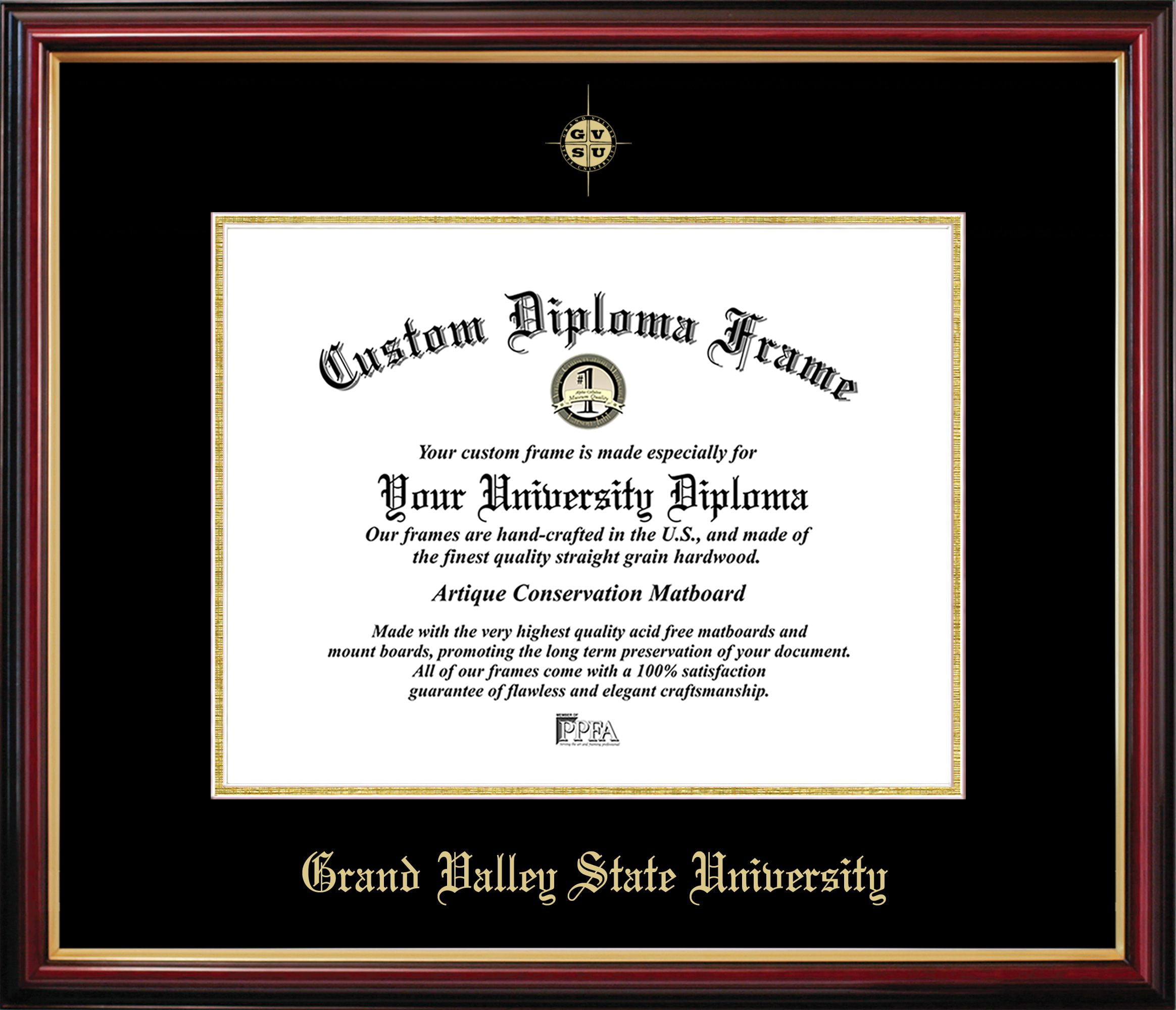 MI980PMGED-108 Grand Valley State Petite Diploma Frame