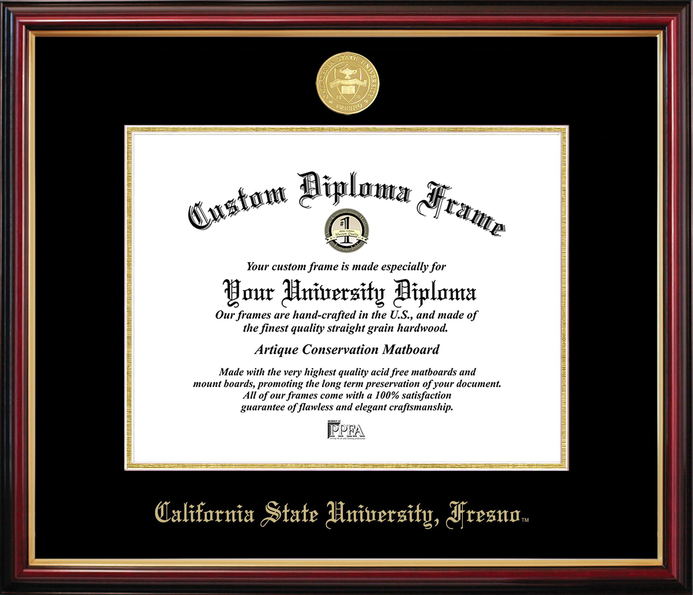 CA919PMGED-1185 Cal State University Chico Petite Diploma Frame