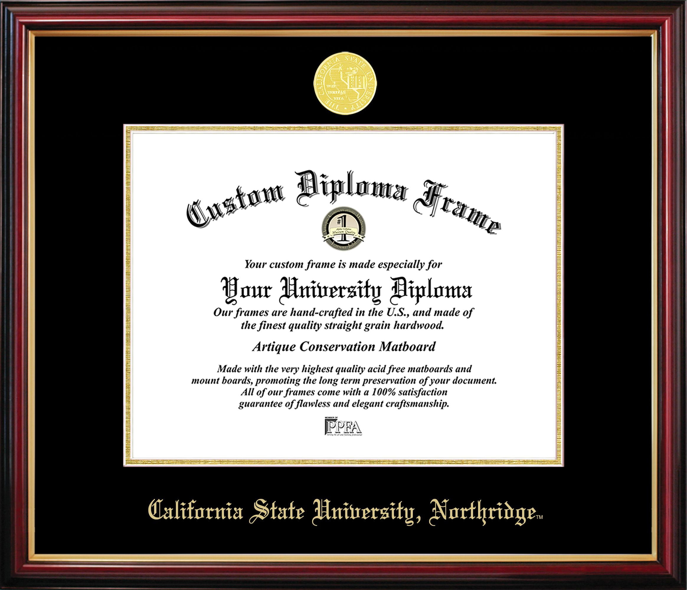 CA924PMGED-1185 Cal State University Northridge Petite Diploma Frame