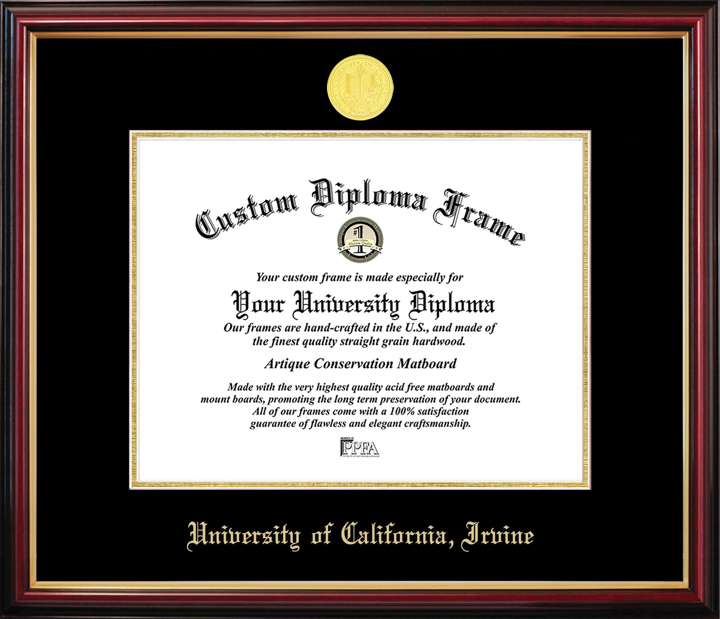 CA933PMGED-1185 UC, Irvine Petite Diploma Frame