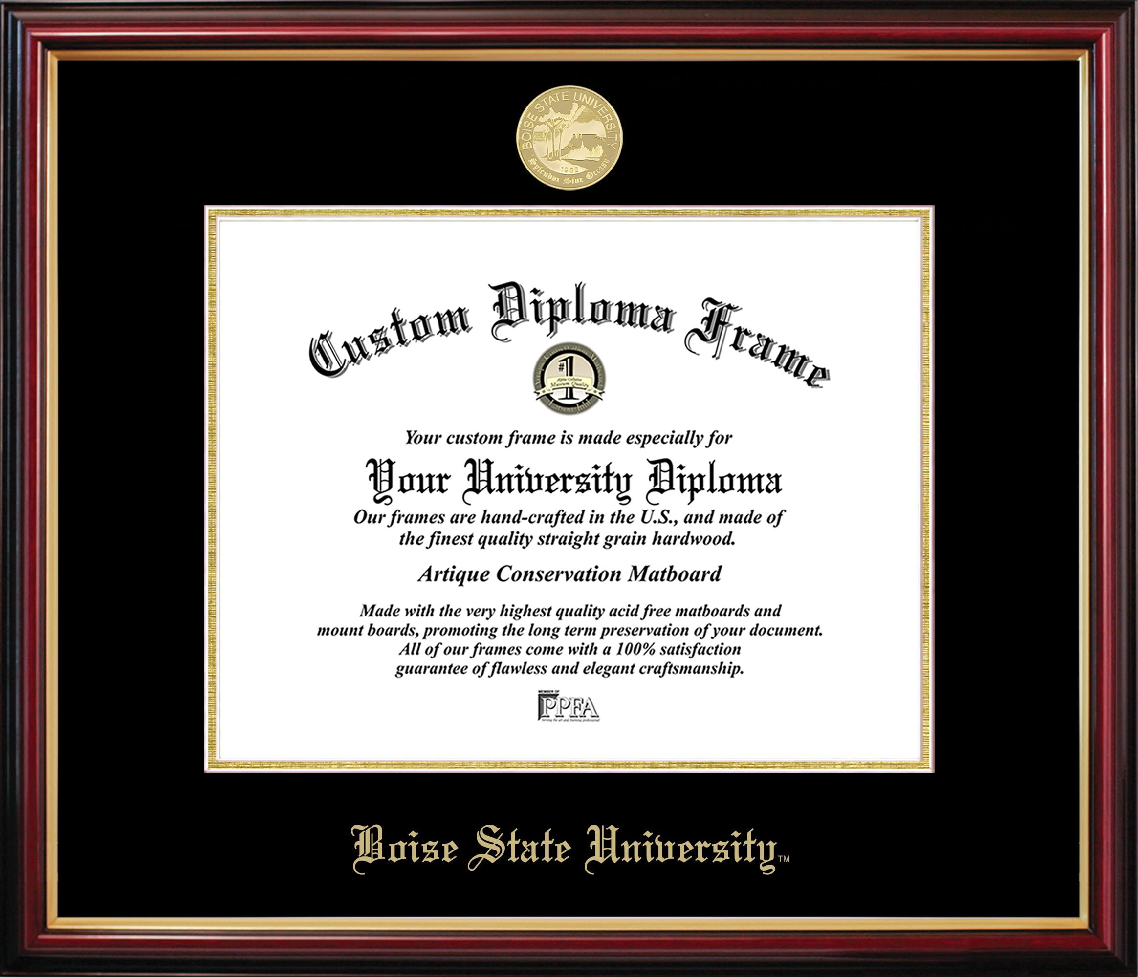 ID991PMGED-1185 Boise State University Petite Diploma Frame