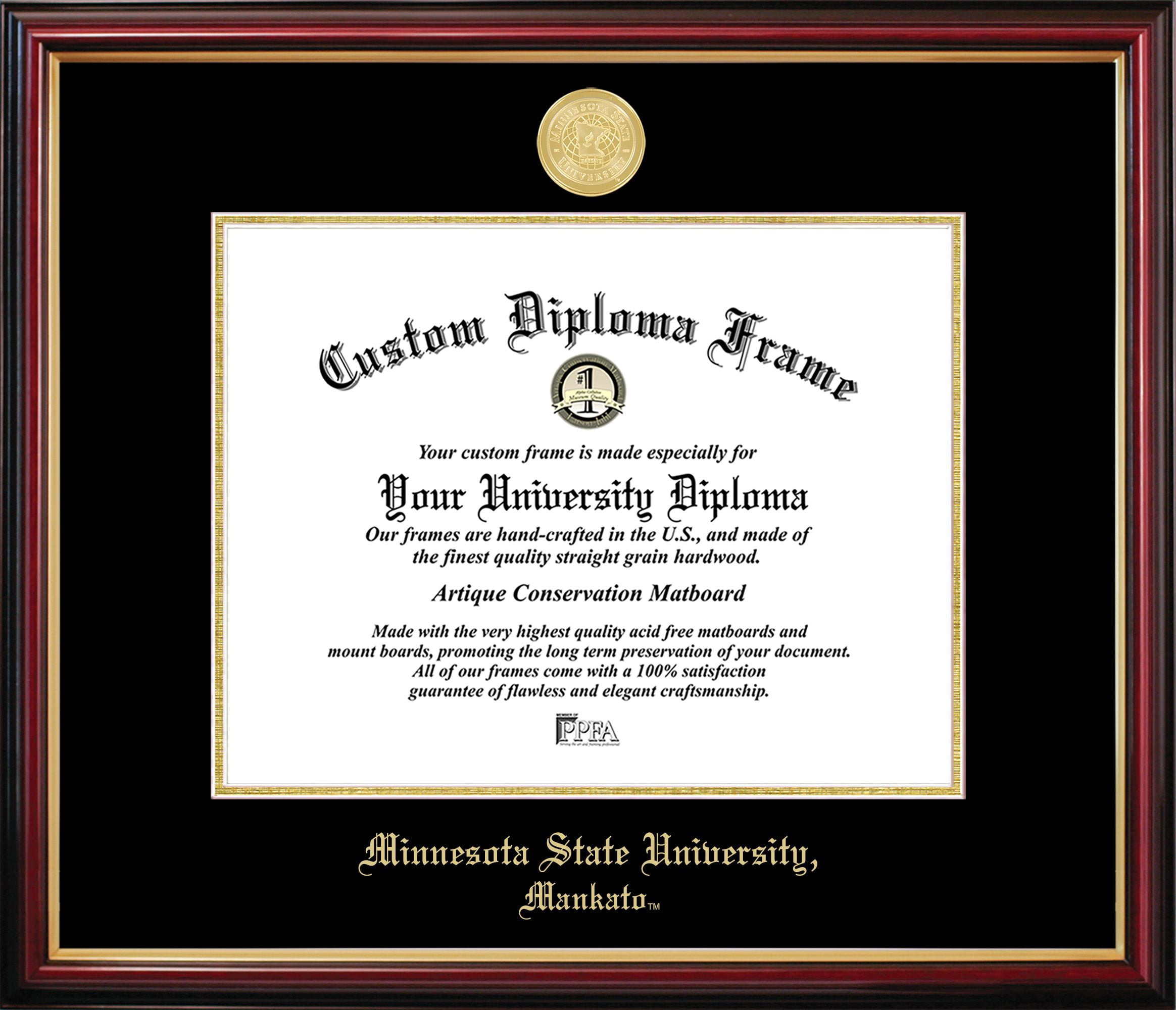 MN997PMGED-1185 Minnesota State Petite Diploma Frame