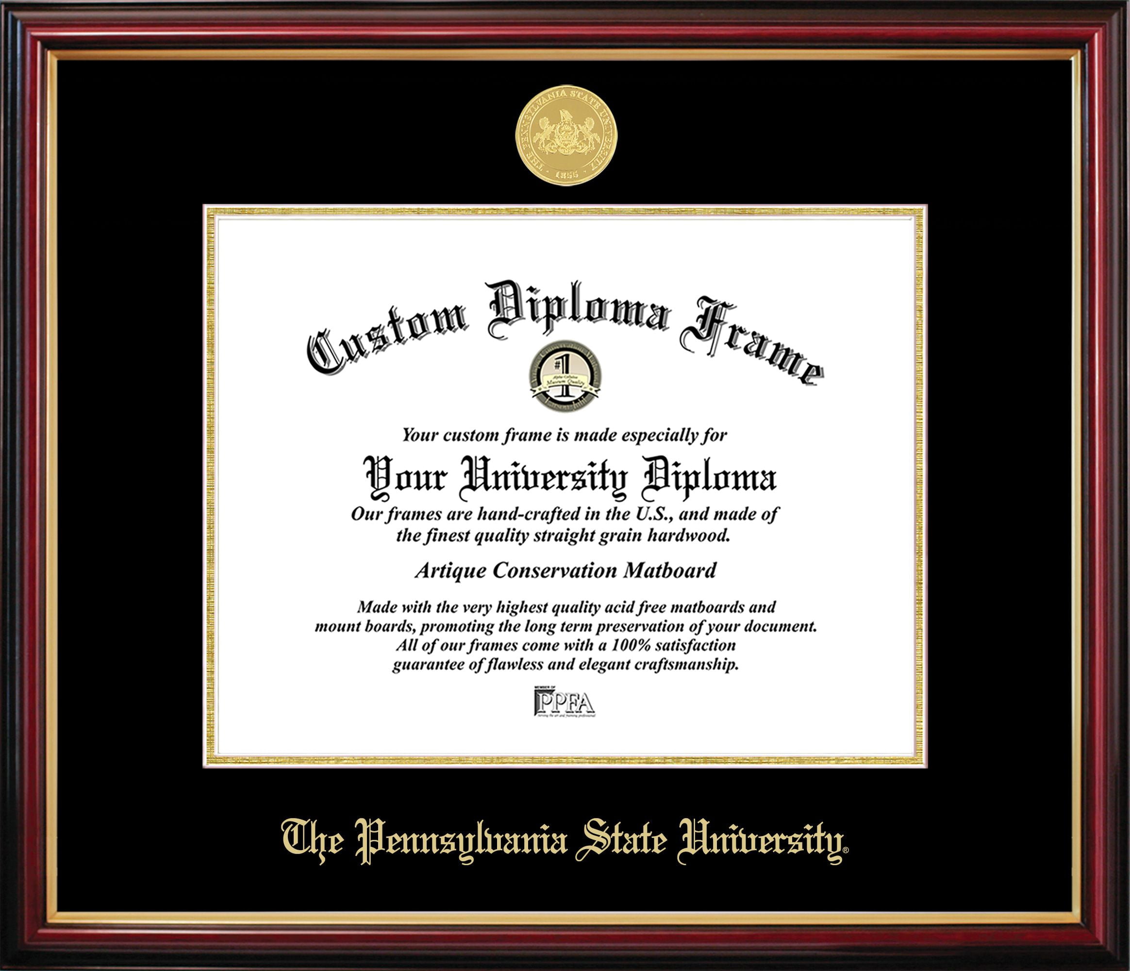 PA994PMGED-1185 Penn State University Petite Diploma Frame
