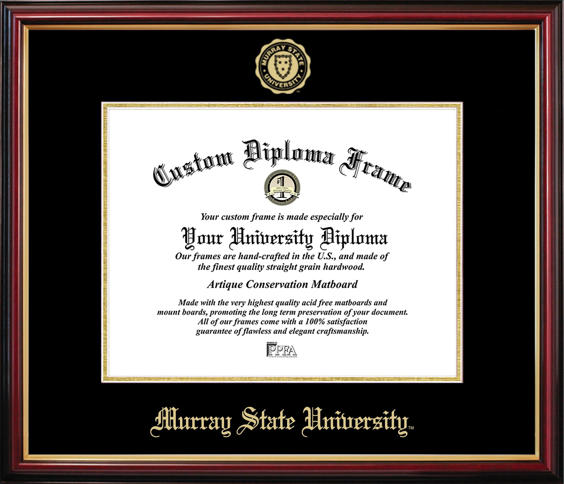 KY984PMGED-1411 Murray State University Racers Petite Diploma Framee