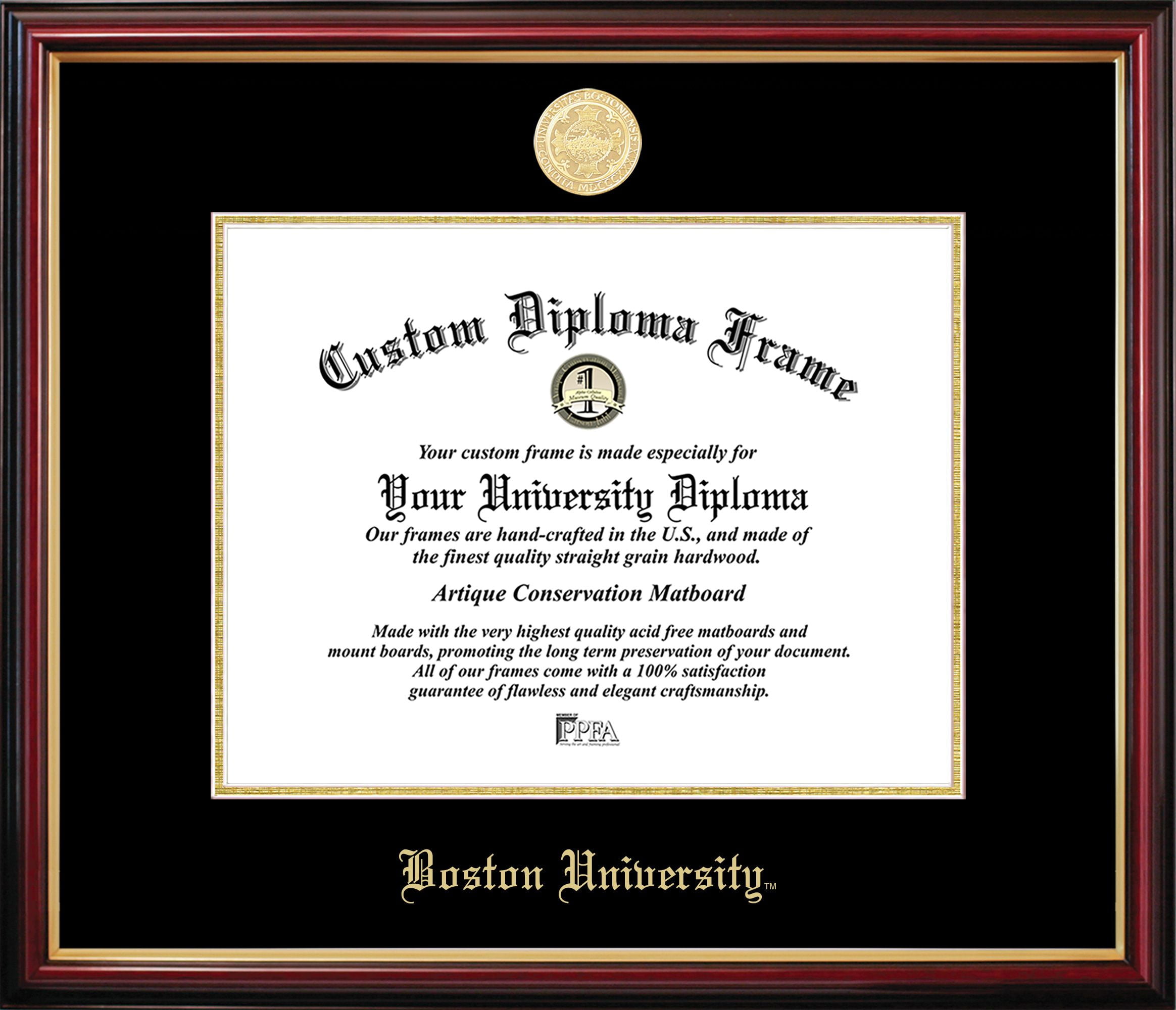 MA993PMGED-1411 University of Boston Petite Diploma Frame