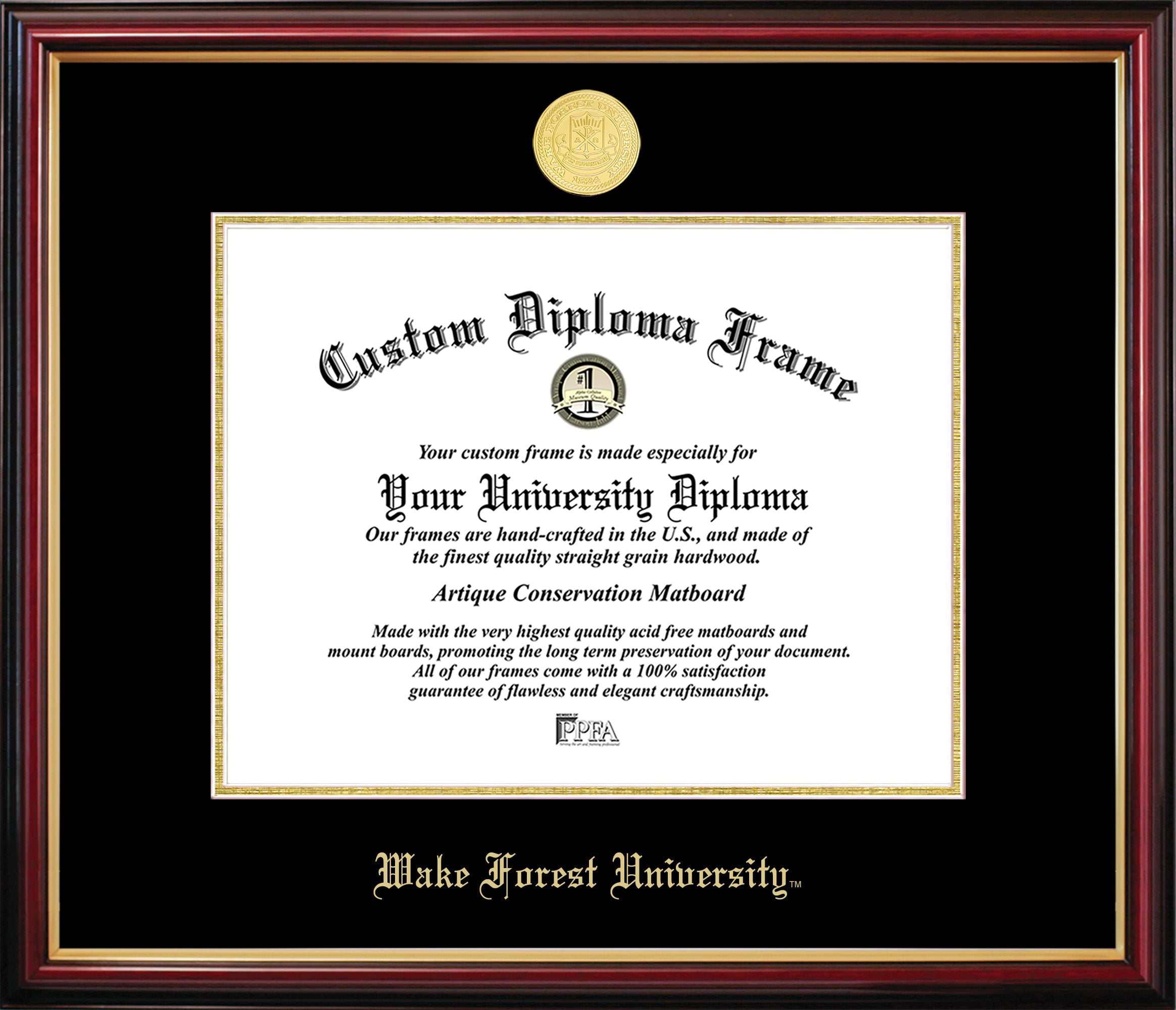 NC991PMGED-1411 Wake Forest University Petite Diploma Frame