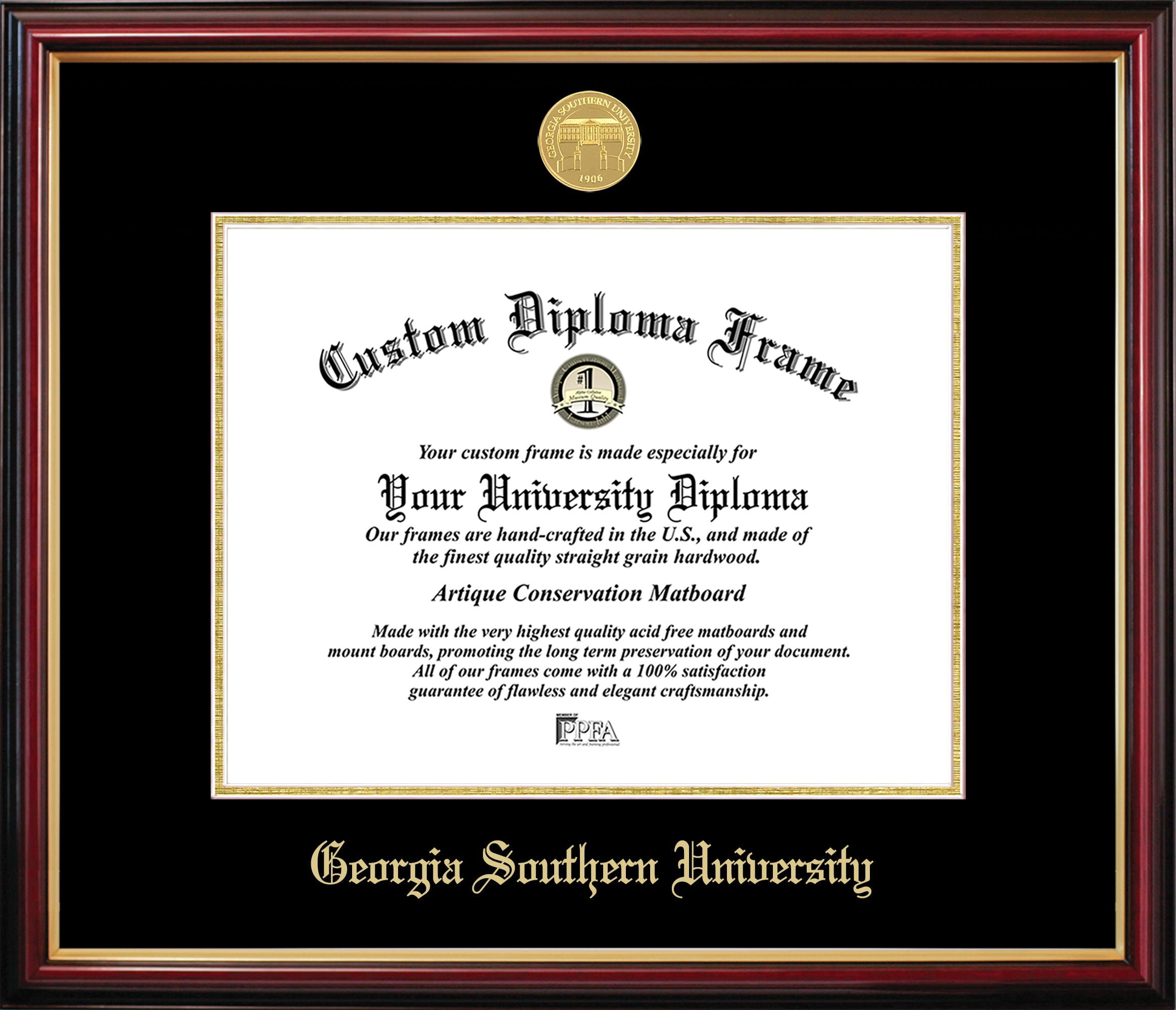 GA975PMGED-1512 Georgia Southern University Petite Diploma Frame