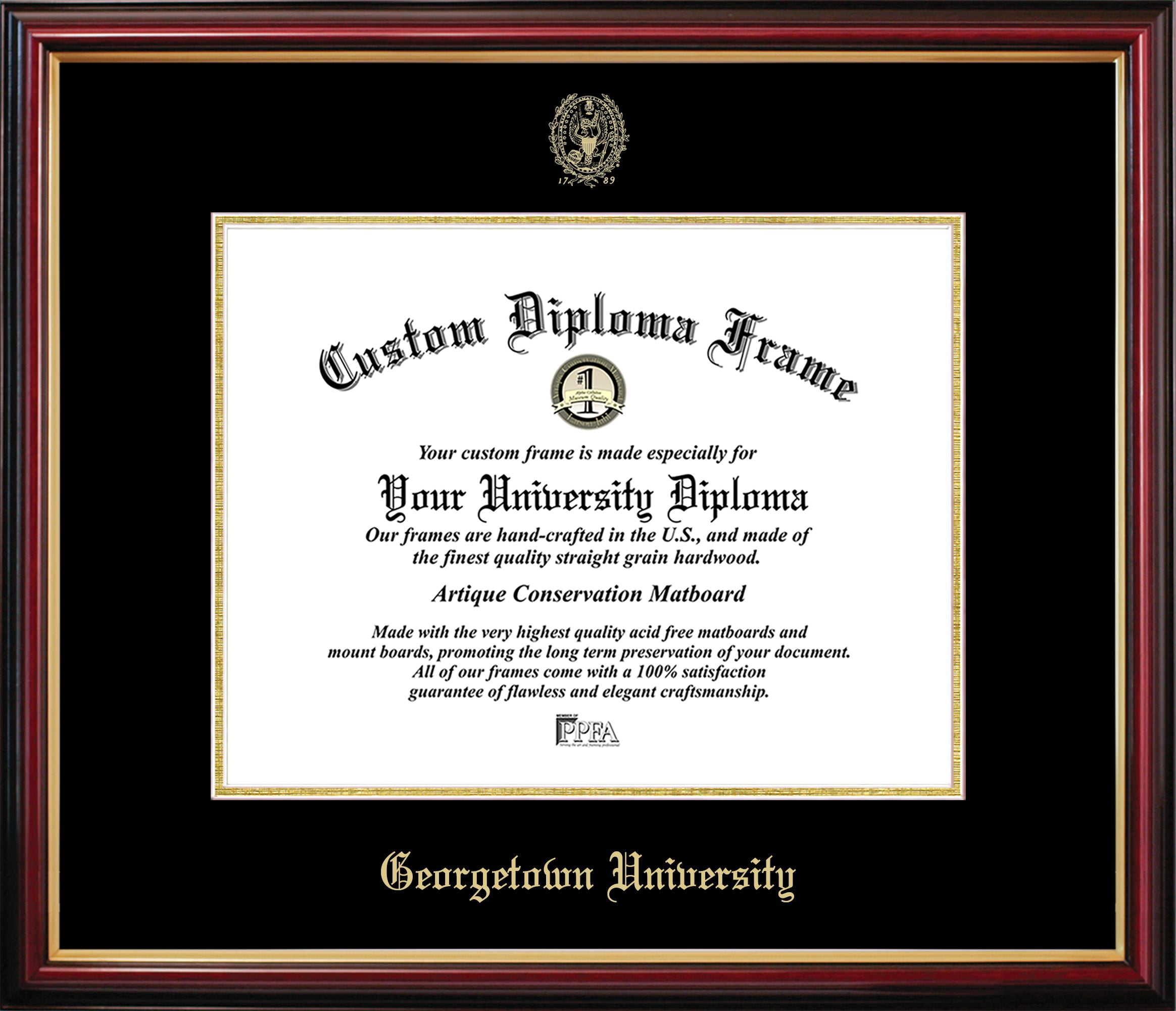 DC996PMGED-1714 Georgetown University Petite Diploma Frame