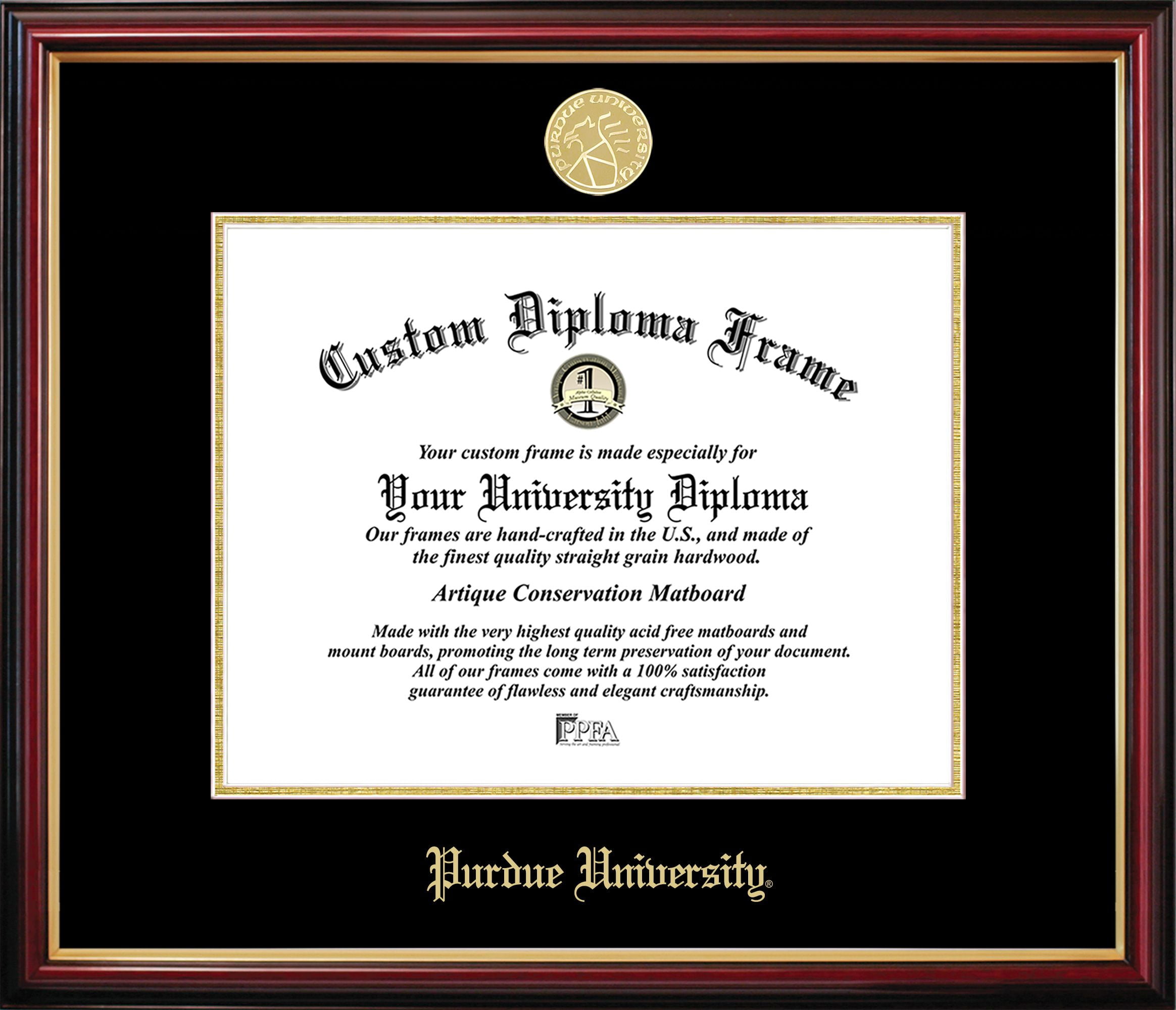 Purdue University Petite Diploma Frame