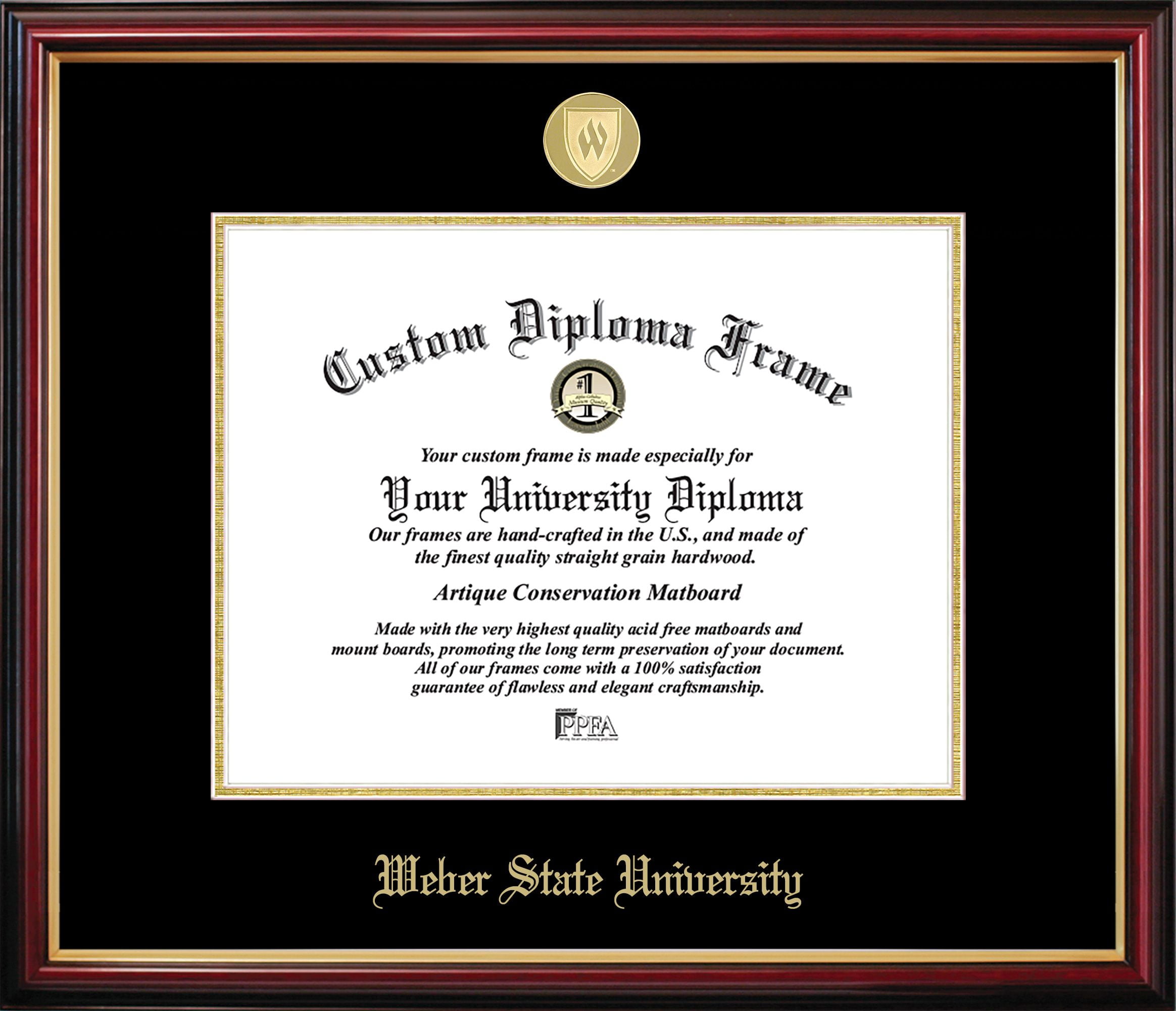 UT998PMGED-1185 Weber State Petite Diploma Frame