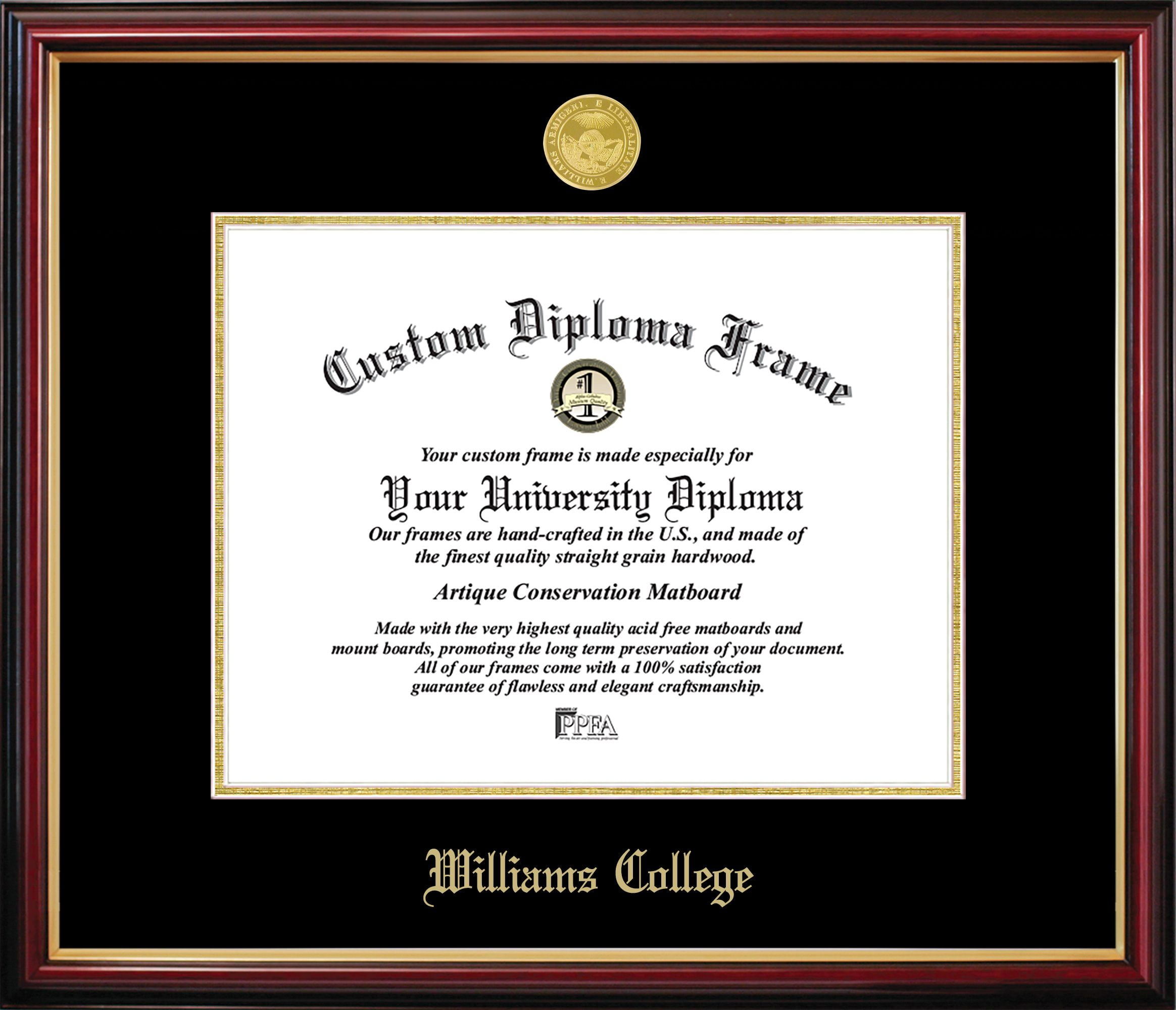 MA996PMGED-1185 Williams College Petite Diploma Frame