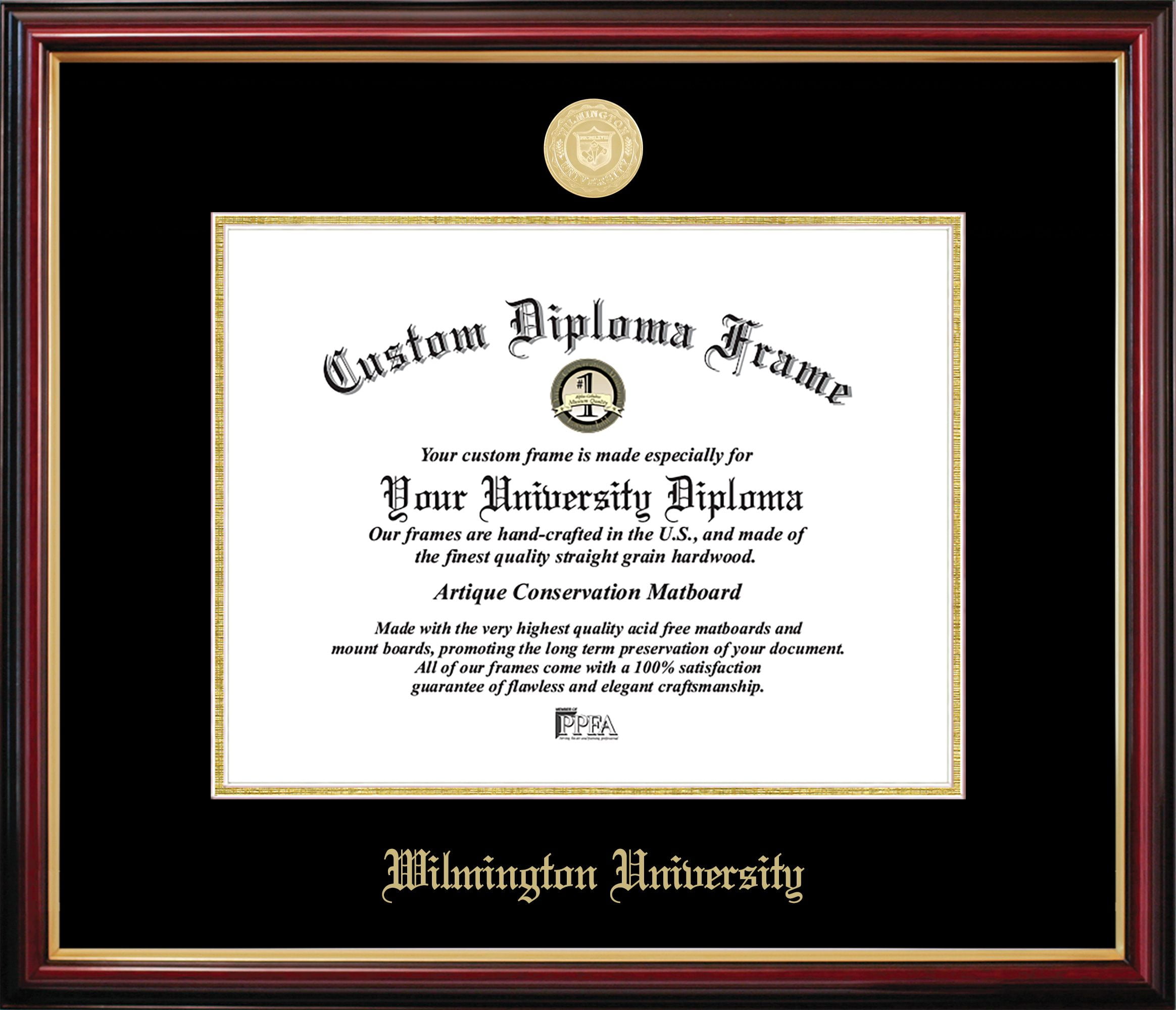 Wilmington University Petite Diploma Frame
