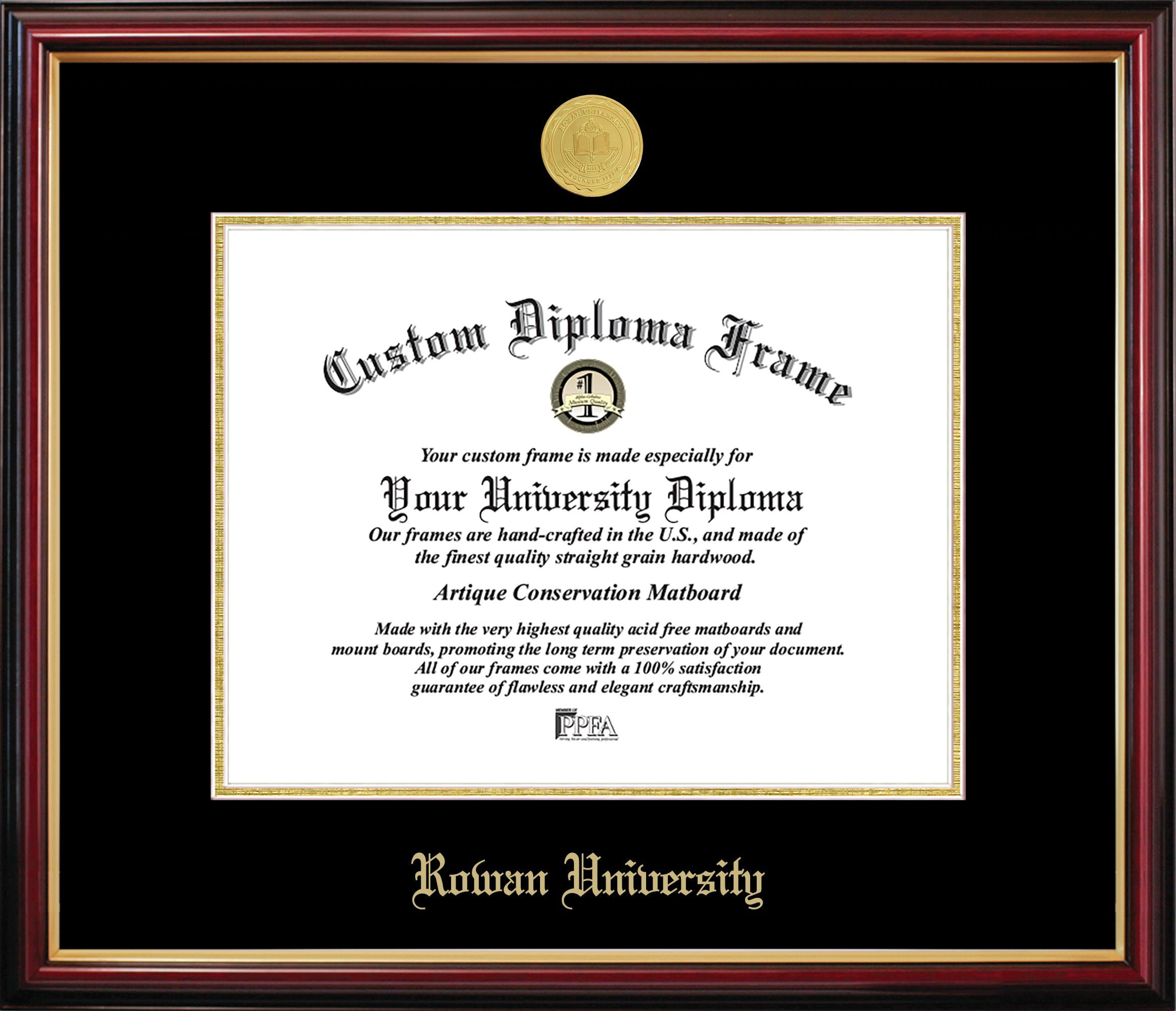 NJ995PMGED-1185 Rowan University Petite Diploma Frame