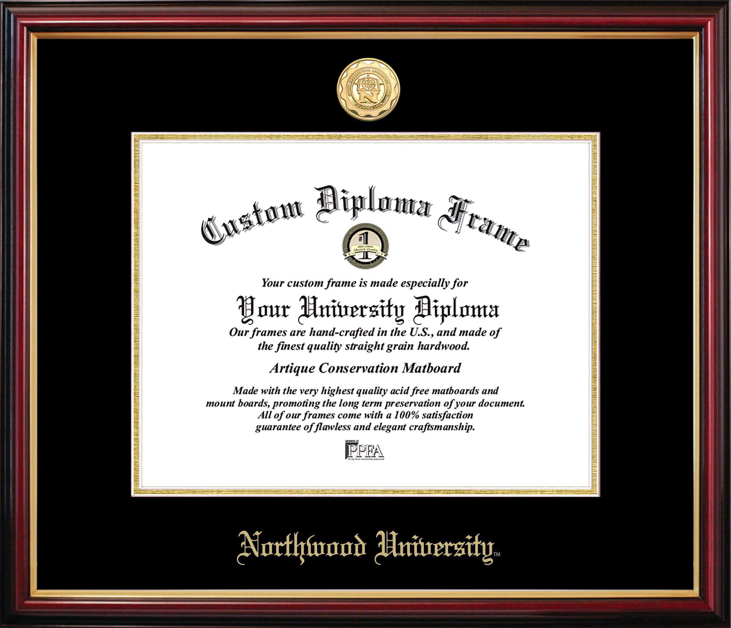MI799PMGED-1185 Northwood University Petite Diploma Frame
