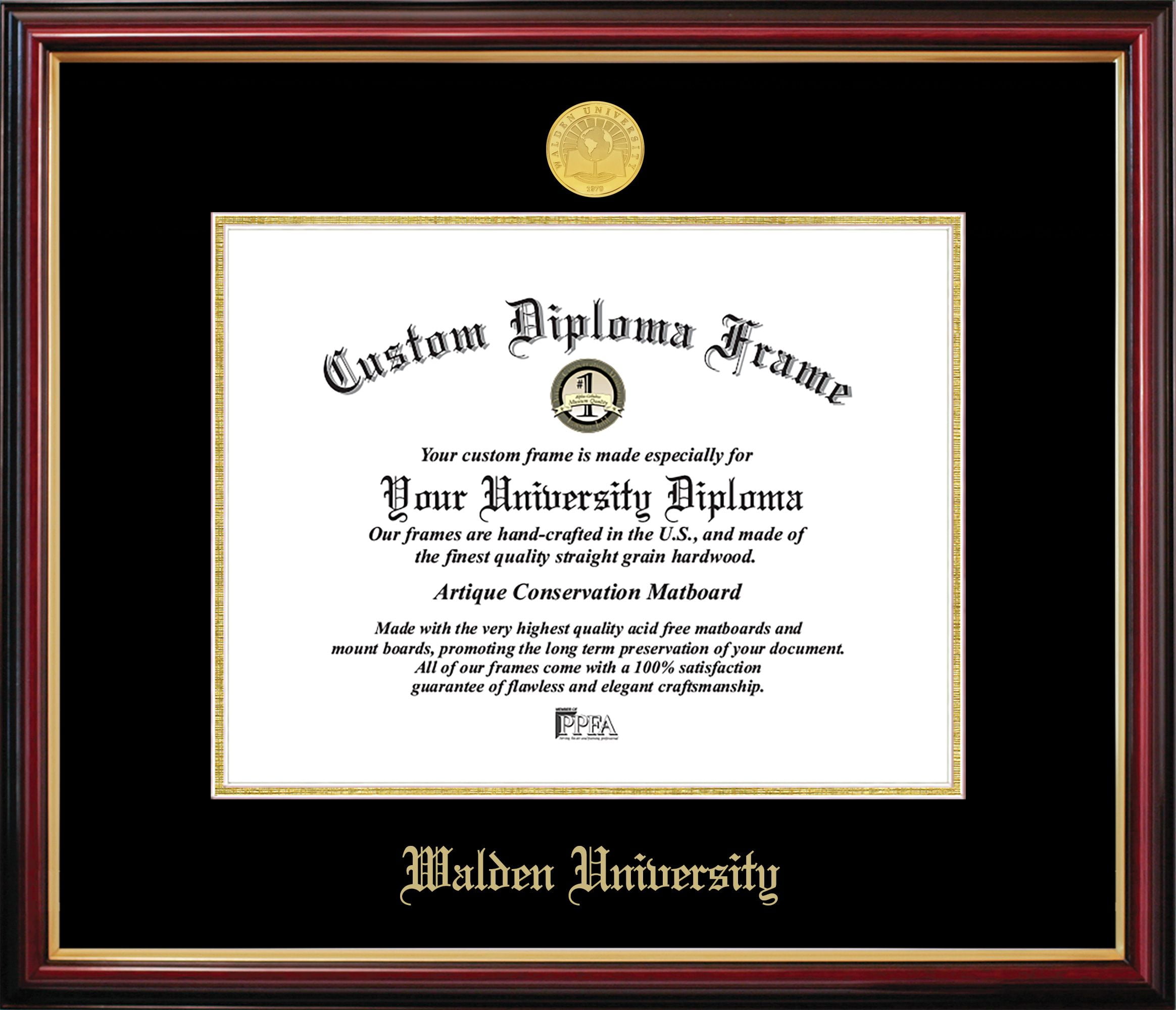 MN899PMGED-1411 Walden University Petite Diploma Frame