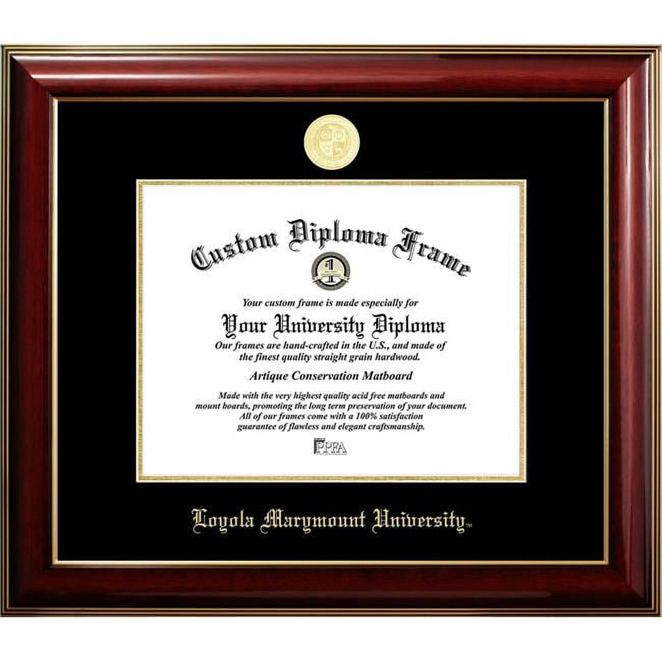 11 x 8.5 in. Loyola Marymount Diploma Frame, Classic Mahogany
