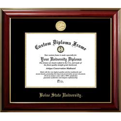 ID991CMGTGED-1185 11 x 8.5 in. Boise State University Broncos Diploma Frame, Classic Mahogany