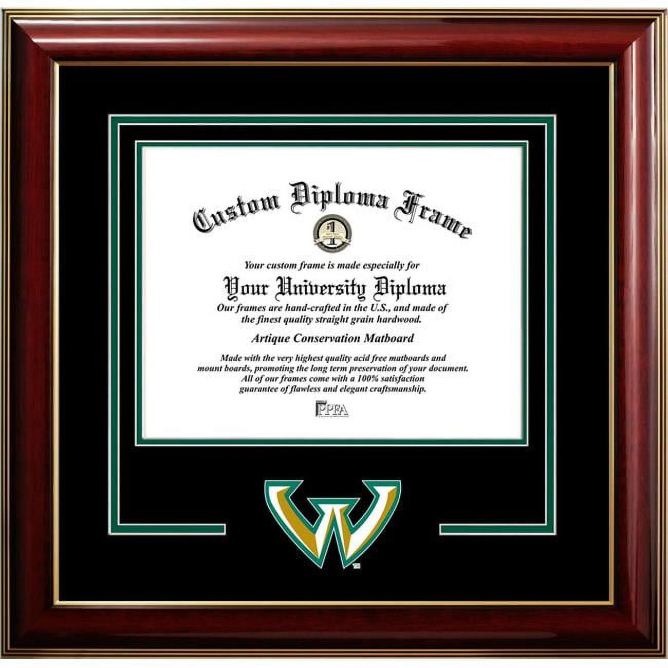 8 x 10 in. Wayne State University Classic Spirit Logo Diploma Frame