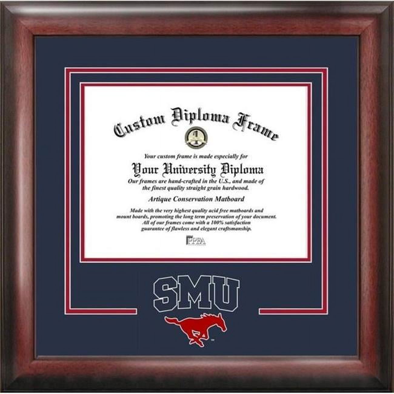 8.5 x 11 in. Southern Methodist University Mustangs University Classic Spirit Logo Diploma Frame