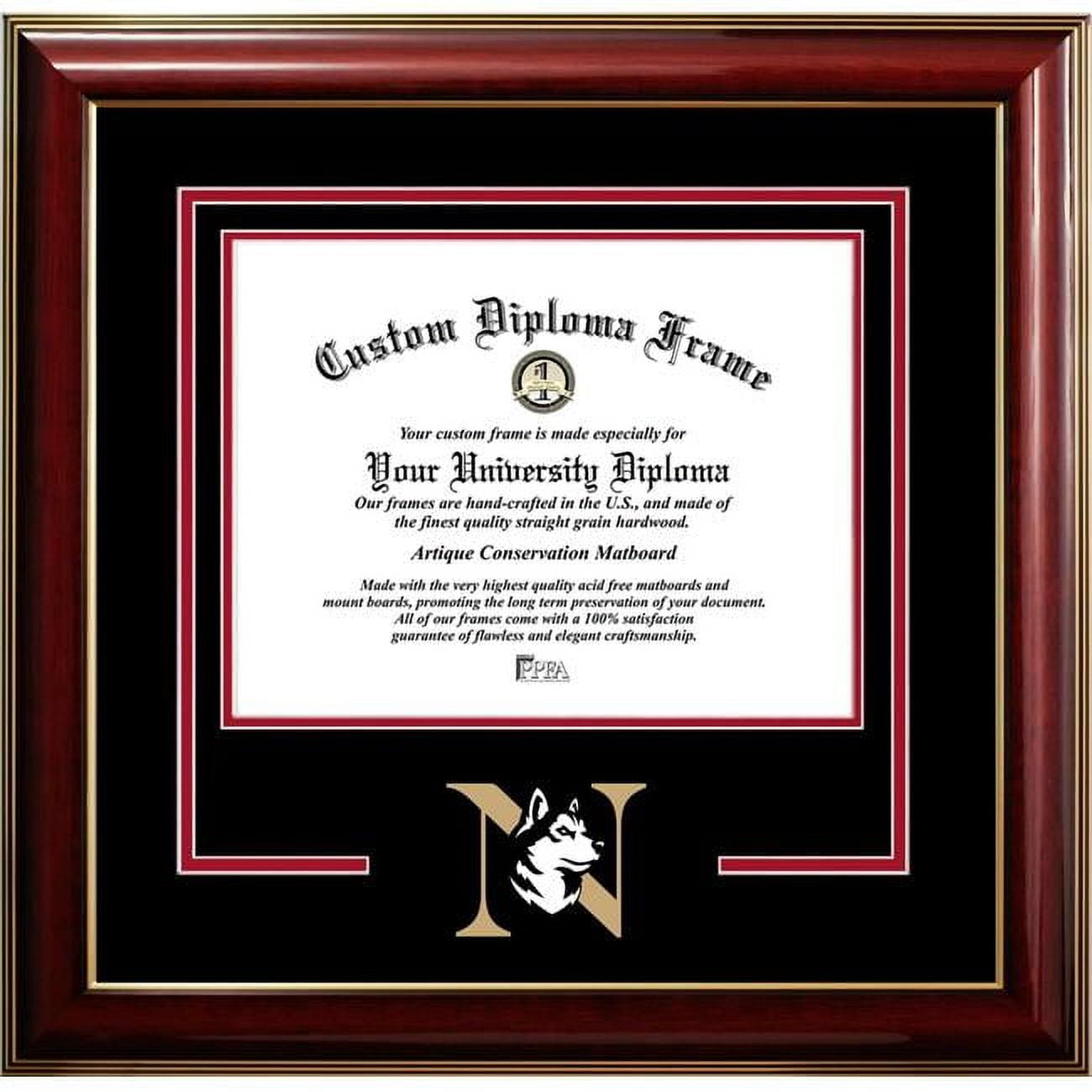 11 x 14 in. Northeastern University Huskies Classic Spirit Logo Diploma Frame