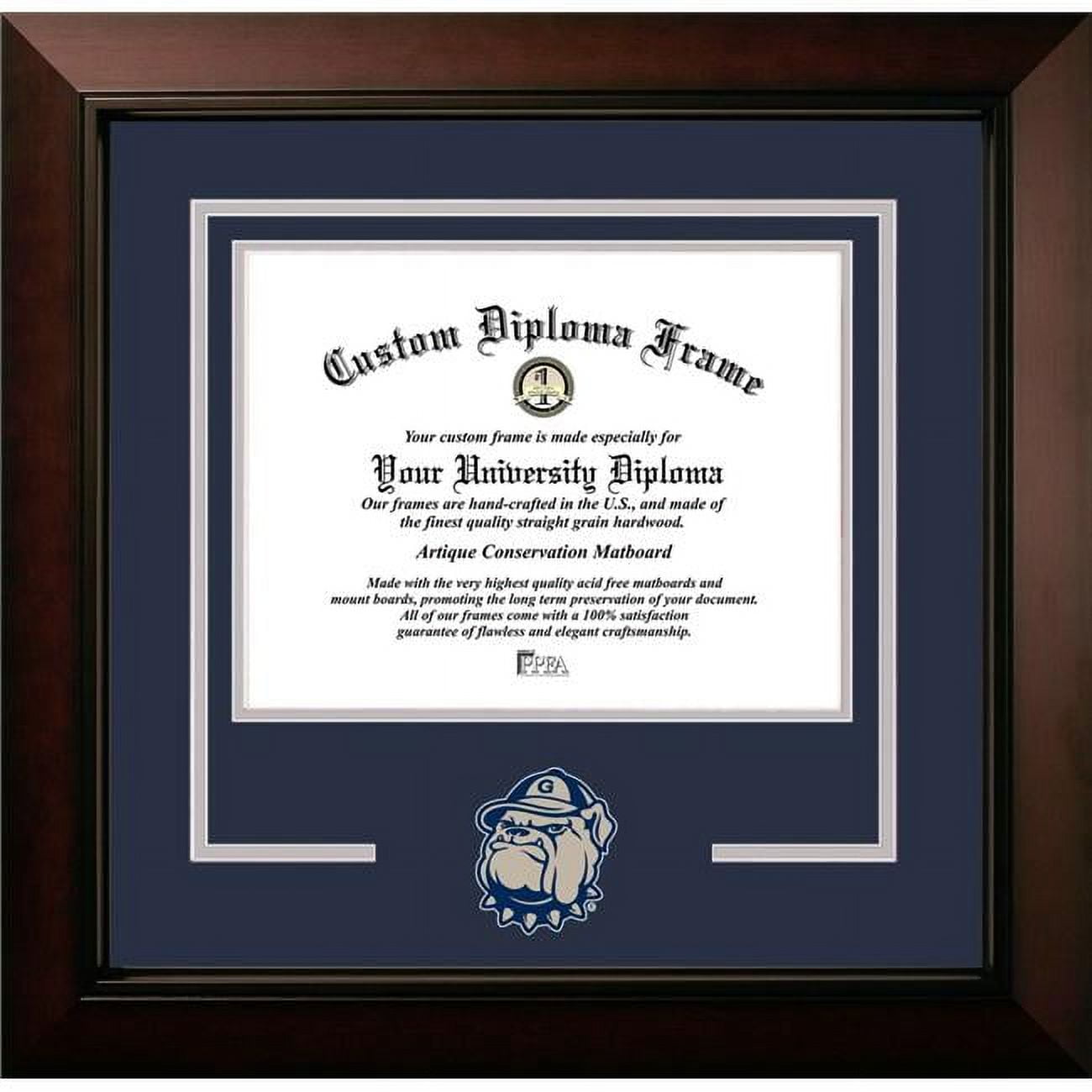 DC996LBCSD-1714 14 x 17 in. Georgetown University Logo Diploma Frame, Legacy Black Cherry Spirit