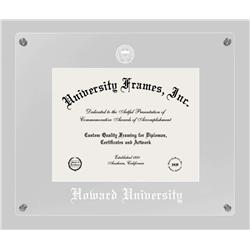 DC991LCC1185 Howard University Lucent Clear-Over-Clear Diploma Frame
