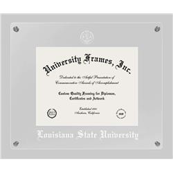 Louisiana State University Lucent Clear-Over-Clear Diploma Frame