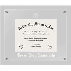 TX960LCC1411 Texas Tech University Lucent Clear-Over-Clear Diploma Frame