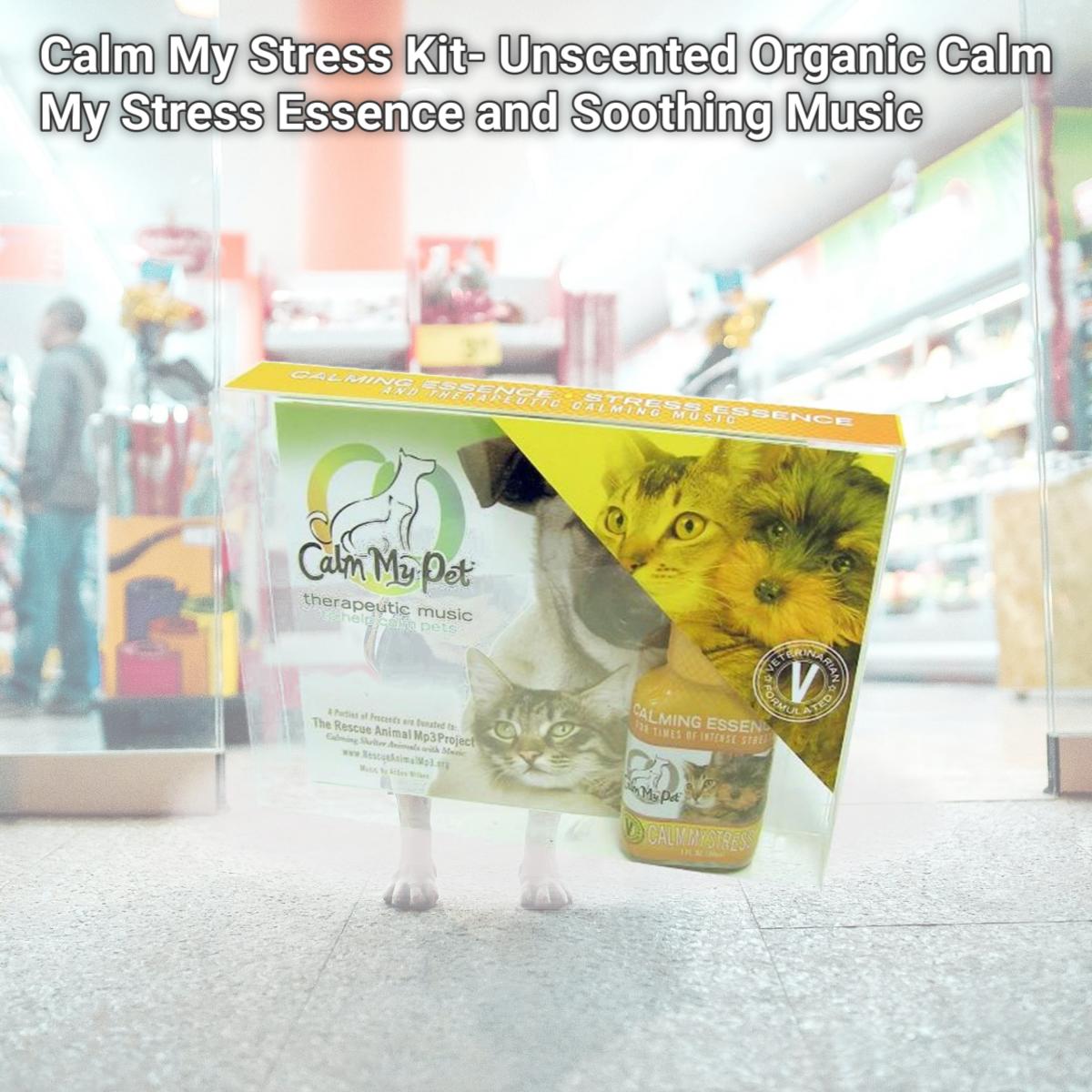 Picture of Calm My Pet CMP888 Calm My Stress Kit- Unscented Organic Calm My Stress Essence and Soothing Music